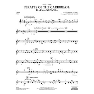 Music from Pirates of the Caribbean: Dead Men Tell No Tales - Pt.1 - Violin